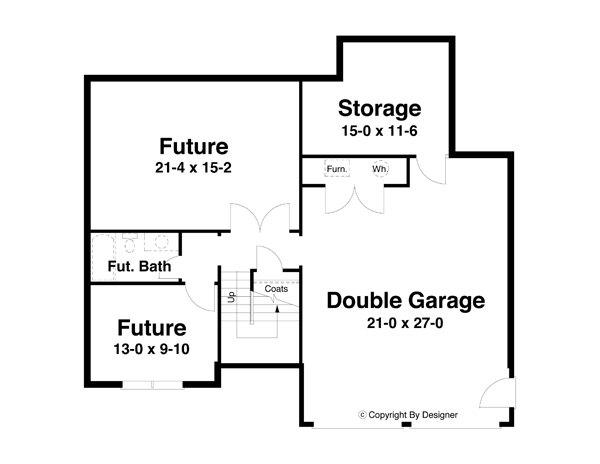 Lower Level image of KENDRICK-B House Plan